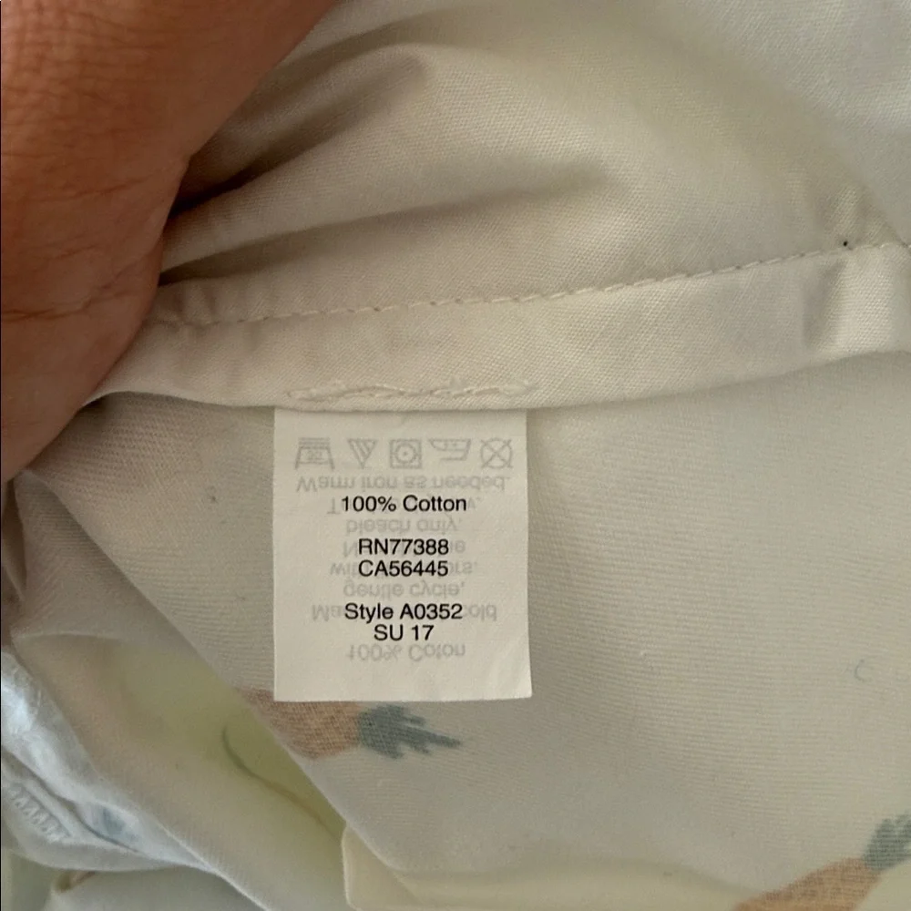 J. Crew White Pineapple Print Men's Shorts